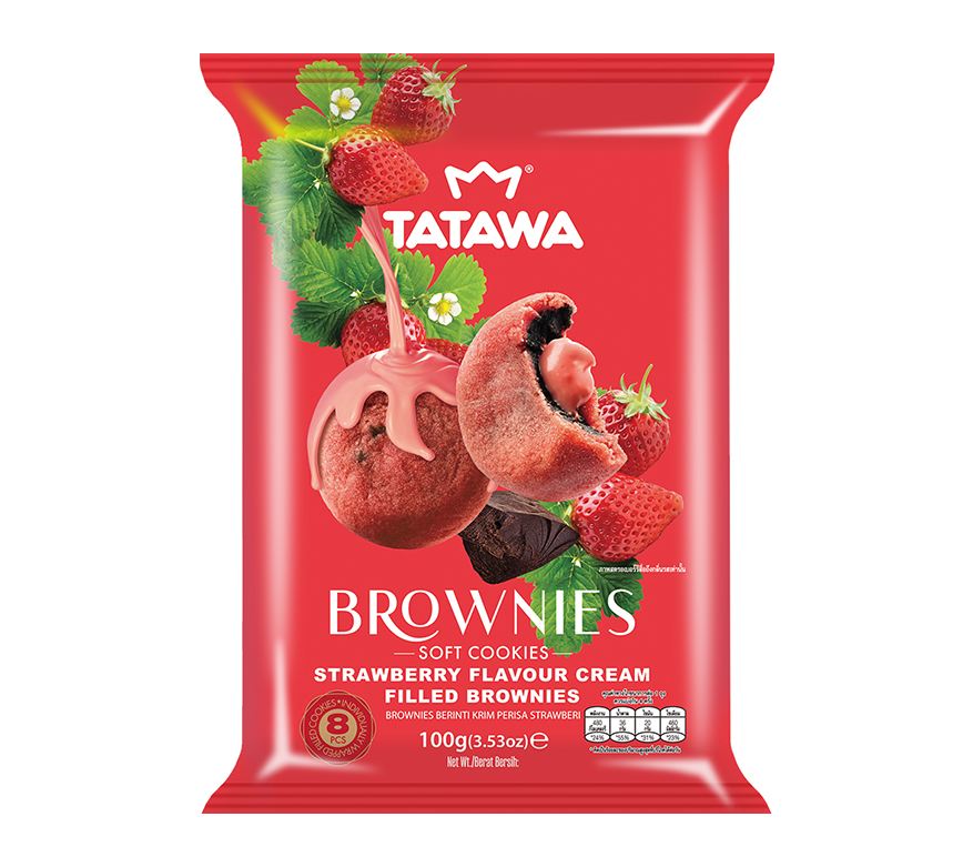 草莓風味布朗尼
